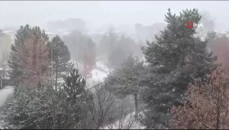 Sivas’ta Kar Yağışı Sürücüleri Zor Durumda Bıraktı