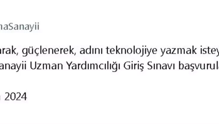 SSB Savunma Uzman Yardımcılığı Sınavı Başvuruları Açıldı