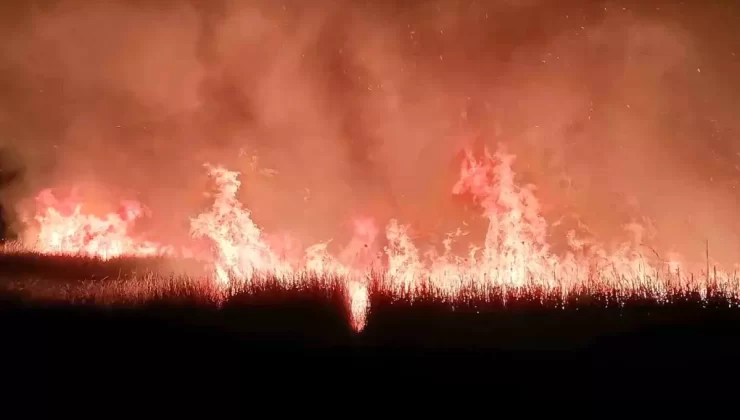 Sultan Sazlığı’nda Yangın