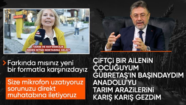 Tarım ve Orman Bakanı İbrahim Yumaklı Ensonhaber’de!