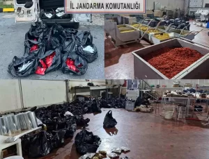 Tekirdağ’da 3 Ton Kaçak Nargile Tütünü Ele Geçirildi