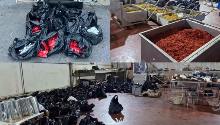 Tekirdağ’da 3 Ton Kaçak Nargile Tütünü Ele Geçirildi