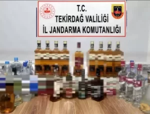 Tekirdağ’da 50 Litre Kaçak İçki Ele Geçirildi