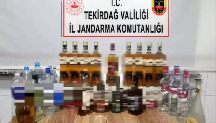 Tekirdağ’da 50 Litre Kaçak İçki Ele Geçirildi