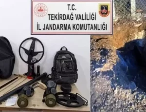 Tekirdağ’da Kaçak Kazı Operasyonu