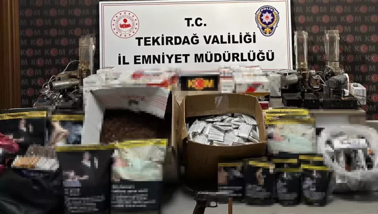 Tekirdağ’da Kaçak Tütün Operasyonu: 10 Gözaltı