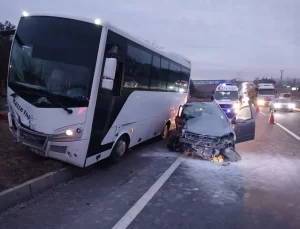 Tekirdağ’da Trafik Kazası: 1 Ölü, 5 Yaralı