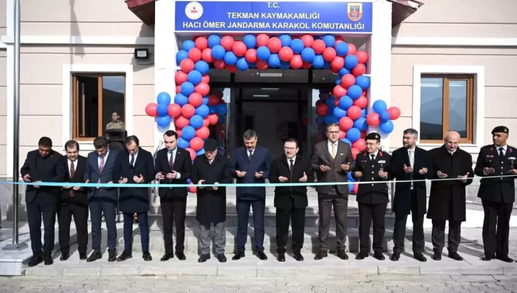 Tekman’da Yeni Jandarma Binaları Hizmete Girdi