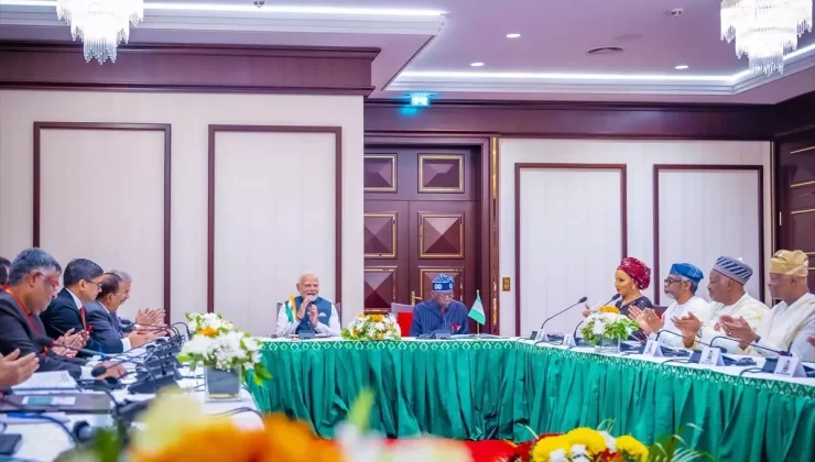 Tinubu ve Modi’nin Abuja Görüşmesi