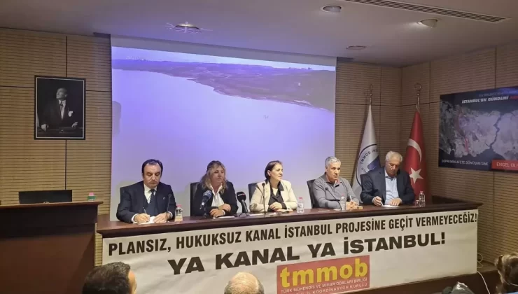 TMMOB’dan Kanal İstanbul’a Hayır Çağrısı