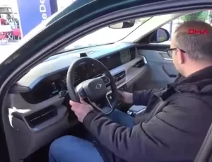 Togg T10X’in Yeni Rengi ‘Ayder’ Rize’de Sergilendi