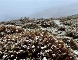 Tokat’ta Kar Yağışı ve Sis