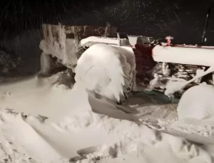 Tokat’ta Karla Mücadele: Mahsur Kalanlar Kurtarıldı