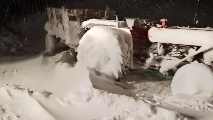 Tokat’ta Karla Mücadele: Mahsur Kalanlar Kurtarıldı