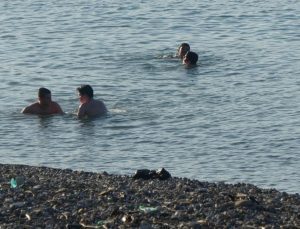 Trabzon sahilleri Antalya’yı aratmadı