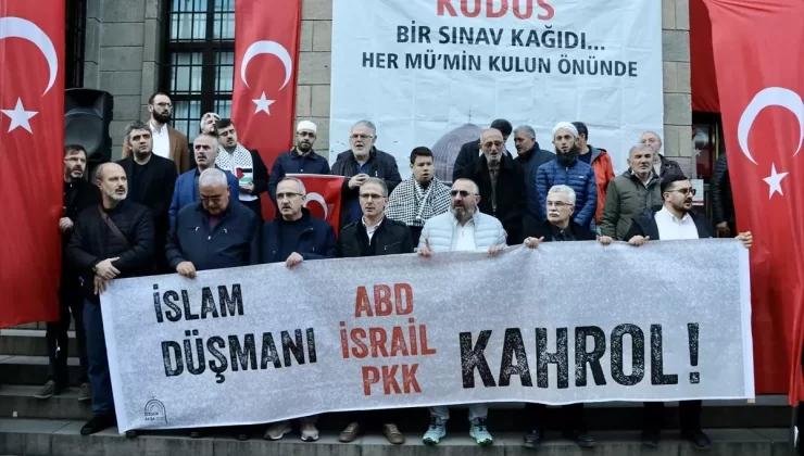 Trabzon’da Filistin’e Destek Yürüyüşü