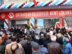 Trabzon’da ikinci kent lokantası İnönü mahallesinde açıldı