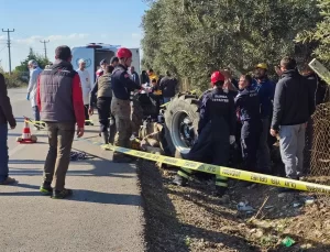 Traktör Devrildi, 1 Ölü