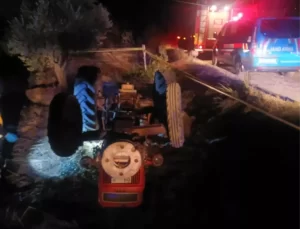 Traktör Devrildi, Sürücü Hayatını Kaybetti