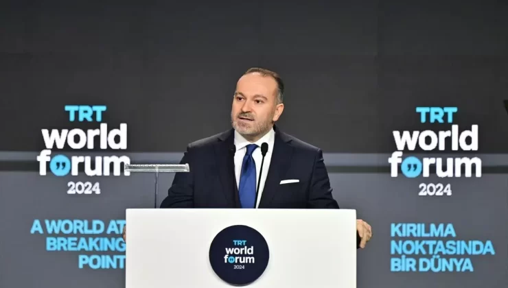 TRT Genel Müdürü Sobacı “TRT World Forum”da konuştu Açıklaması