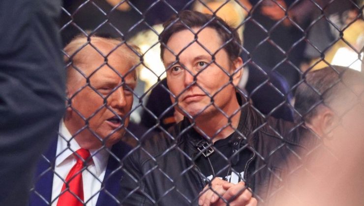 Trump seçim zaferini UFC şampiyonasında kutladı: Musk yine yalnız bırakmadı!