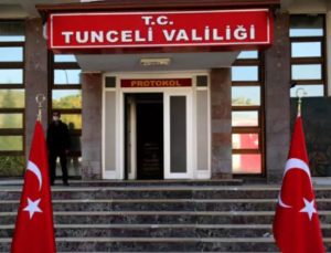 Tunceli’de eylem ve gösteriler 10 gün süreyle yasaklandı