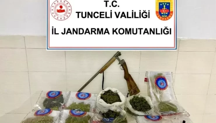 Tunceli’de Uyuşturucu ve Silah Operasyonu