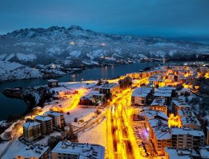 Tunceli’den kar manzaraları