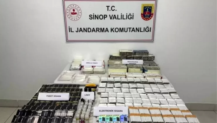 Türkeli’de Kaçak Sigara Operasyonu