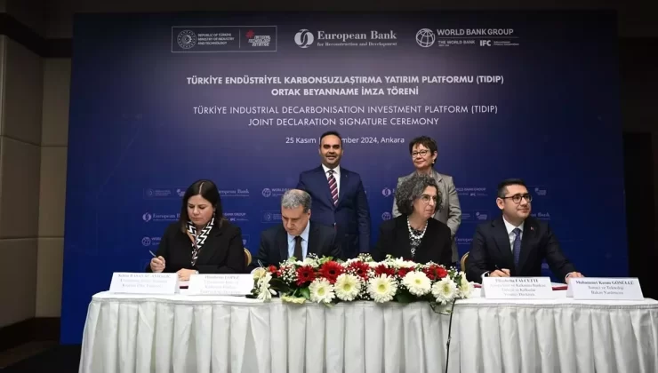 Türkiye Endüstriyel Karbonsuzlaştırma Yatırım Platformu için imzalar atıldı