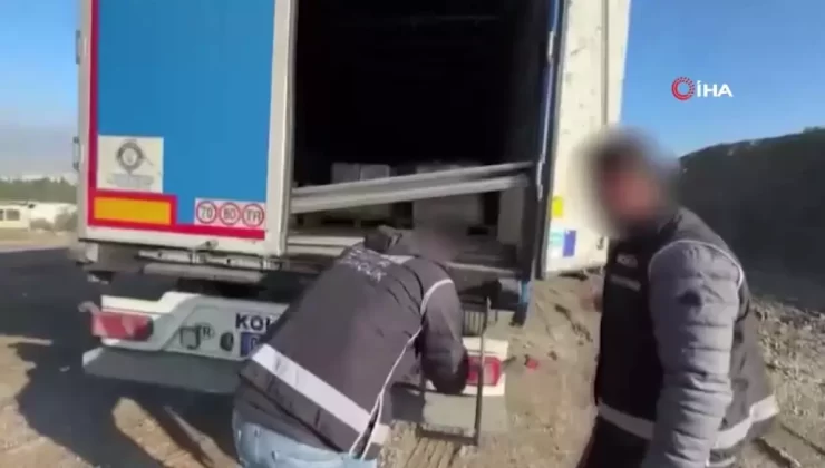 Tuz Ruhundan Kaçak Makaron Çıktı