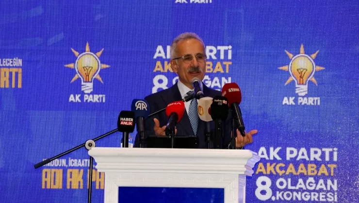Ulaştırma ve Altyapı Bakanı Uraloğlu, AK Parti Akçaabat İlçe Kongresinde konuştu Açıklaması
