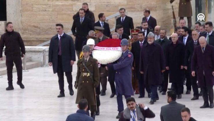 Umman Sultanı Bin Tarık’tan Anıtkabir’e ziyaret