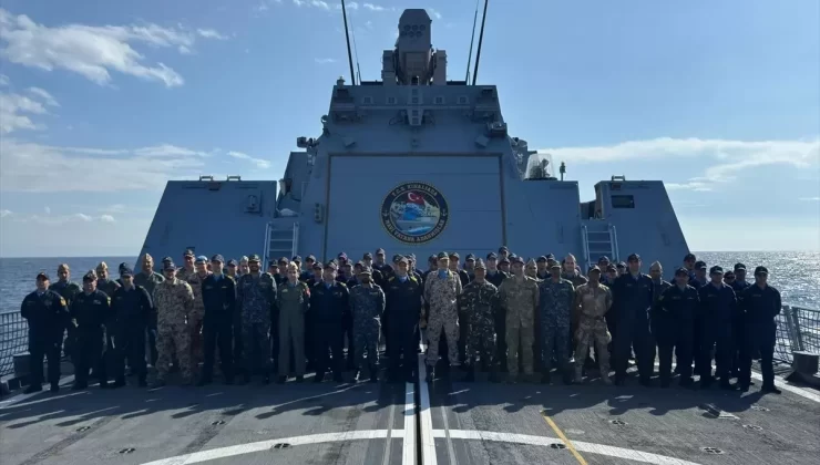 UNIFIL Komutanı, TCG Kınalıada’yı Ziyaret Etti