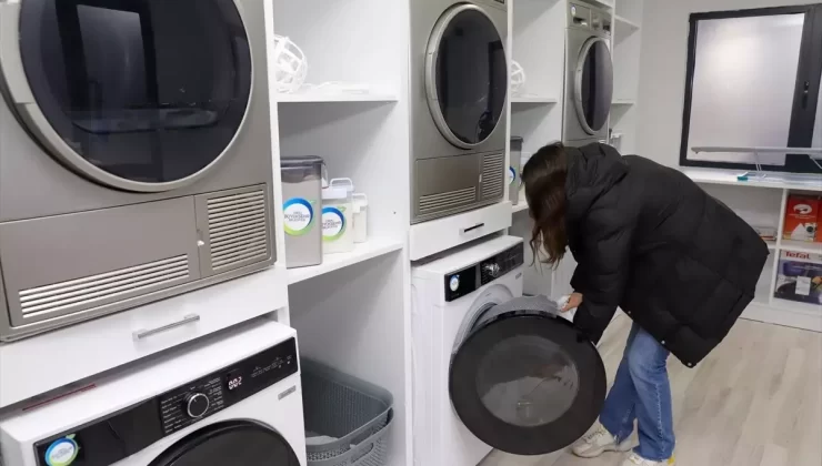 Üniversite Öğrencilerine Ücretsiz Çamaşırhane