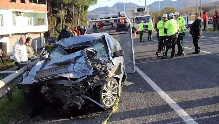 Ünye’de feci kaza: 3 ölü