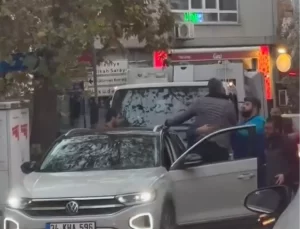 Üsküdar’da Çöp Toplama Aracı ile Sürücü Arasında Tartışma