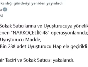 Uyuşturucu Operasyonlarında 1780 Gözaltı