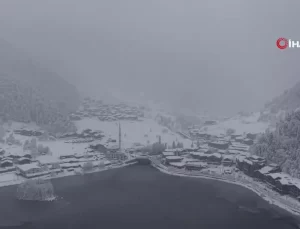 Uzungöl Karla Kaplandı