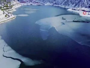 Uzungöl’de Kartpostallık Kış Manzarası