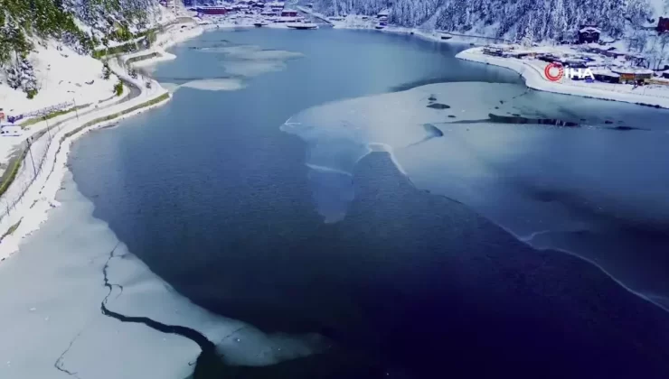 Uzungöl’de Kartpostallık Kış Manzarası
