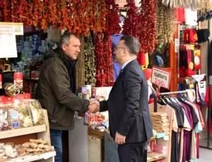 Vali Aksoy’dan Esnaf Ziyareti
