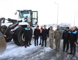 Vali Karakaya’dan Kar Temizleme Denetimi