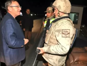 Vali Polat’tan Jandarma Ekiplerine Destek Ziyareti