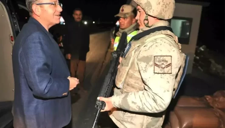 Vali Polat’tan Jandarma Ekiplerine Destek Ziyareti