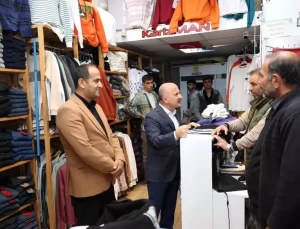 Vali Varol Çarşı Esnafını Ziyaret Etti