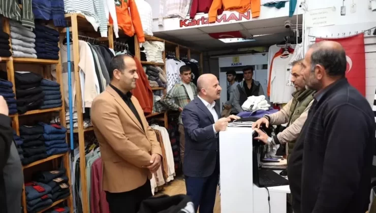 Vali Varol Çarşı Esnafını Ziyaret Etti