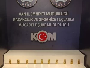 Van’da Gümrük Kaçağı 20 Kilo Külçe Altın Ele Geçirildi