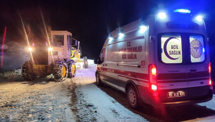 Van’da sınırda rahatsızlanan askeri personel için seferberlik