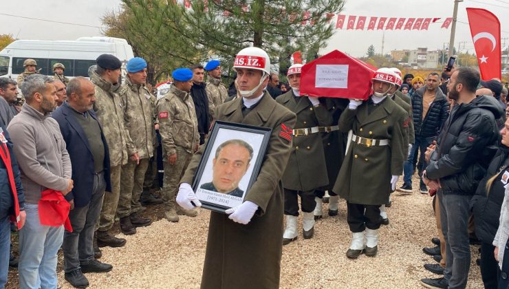 Vefat eden 15 Temmuz Gazisi Halil Algan, Midyat’ta toprağa verildi